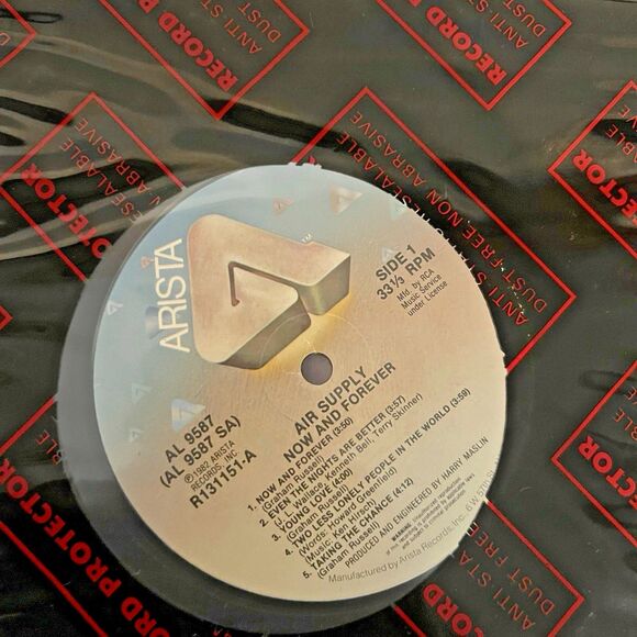 Air Supply Now And Forever Vinyl LP Record With Jacket 1982 - Picture 6 of 9